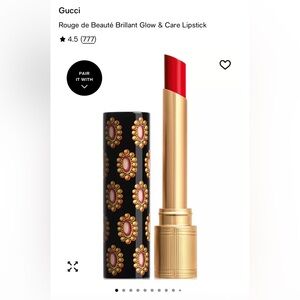 GUCCI | NIB Rouge de Beauté Brillant Lipstick| 25* GOLDIE RED